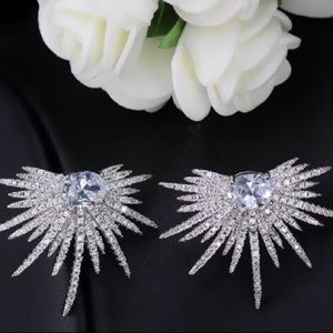 925 STERLING SILVER Stud Dragonfly Earring😍
